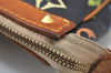 Auth Louis Vuitton Monogram Multicolor Pochette Accessoires Pouch Black 4170H