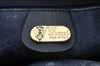 Authentic GUCCI Sherry Line Micro GG Shoulder Bag GG PVC Leather Navy Junk 4170I
