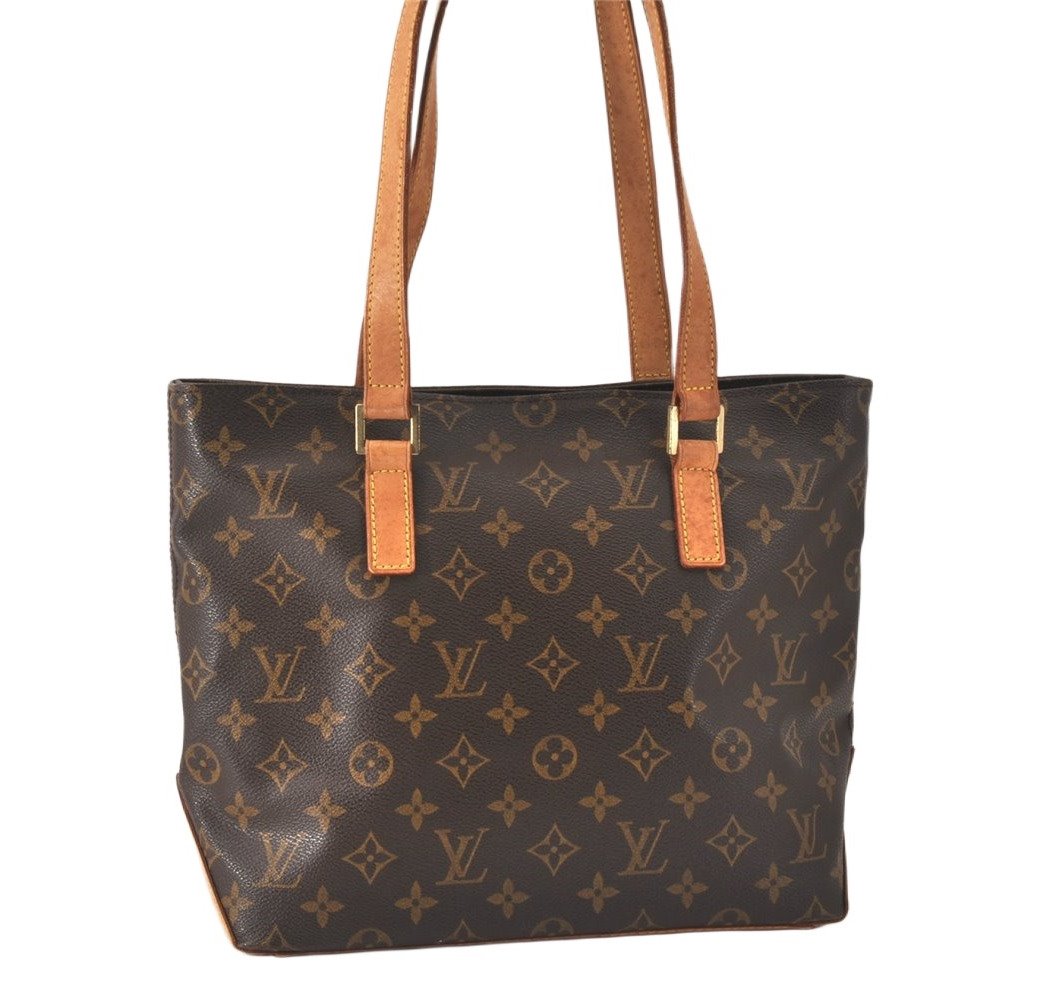 Authentic Louis Vuitton Monogram Cabas Piano Shoulder Tote Bag M51148 LV 4170K