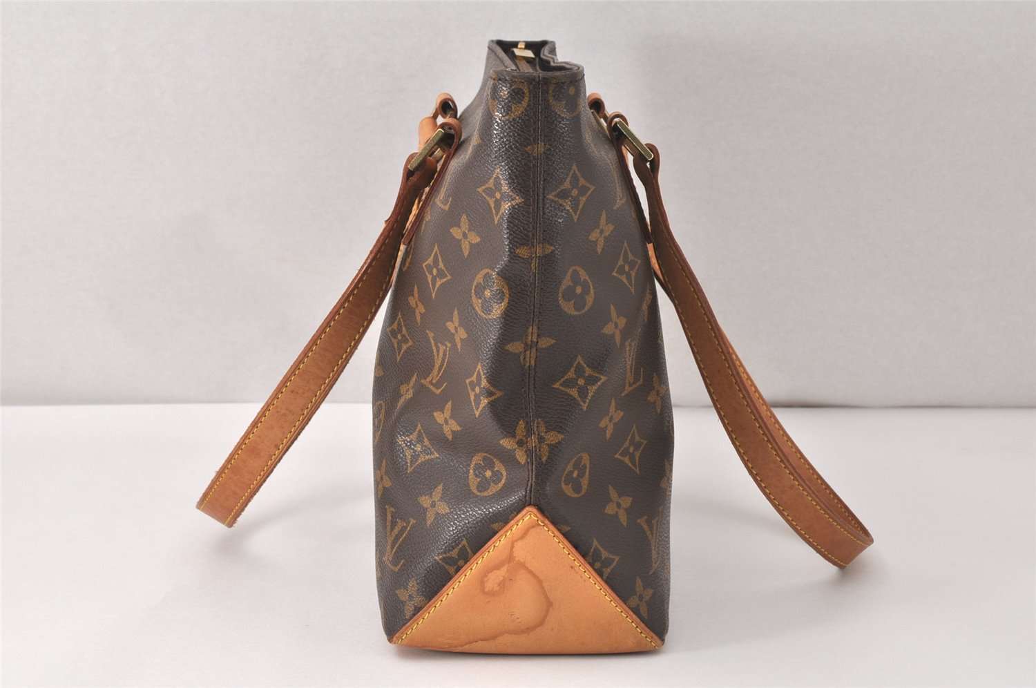 Authentic Louis Vuitton Monogram Cabas Piano Shoulder Tote Bag M51148 LV 4170K
