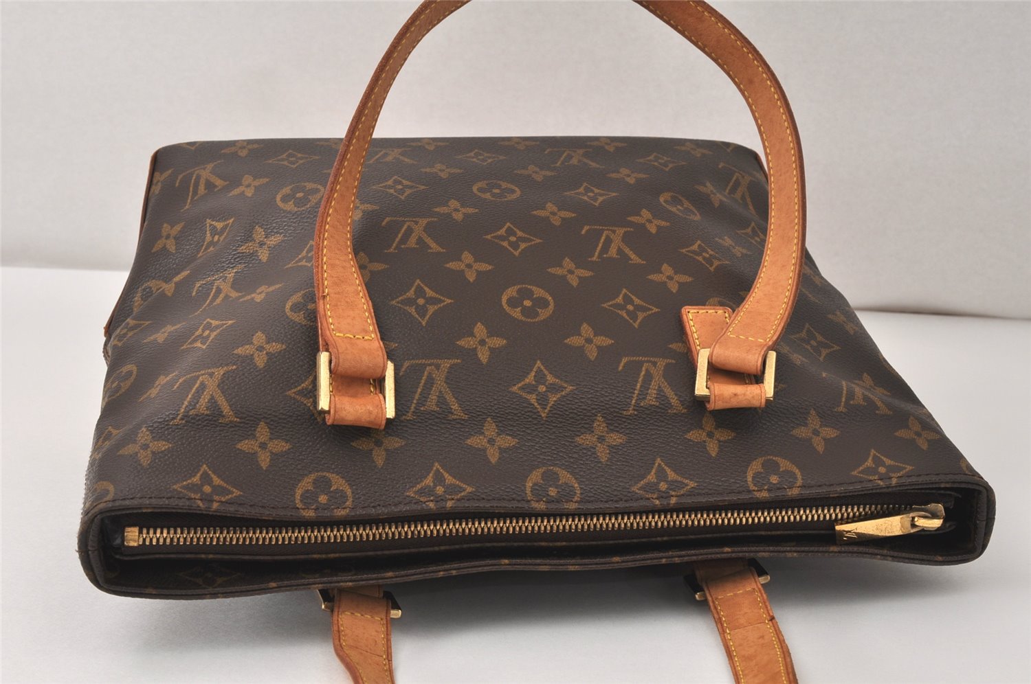 Authentic Louis Vuitton Monogram Cabas Piano Shoulder Tote Bag M51148 LV 4170K