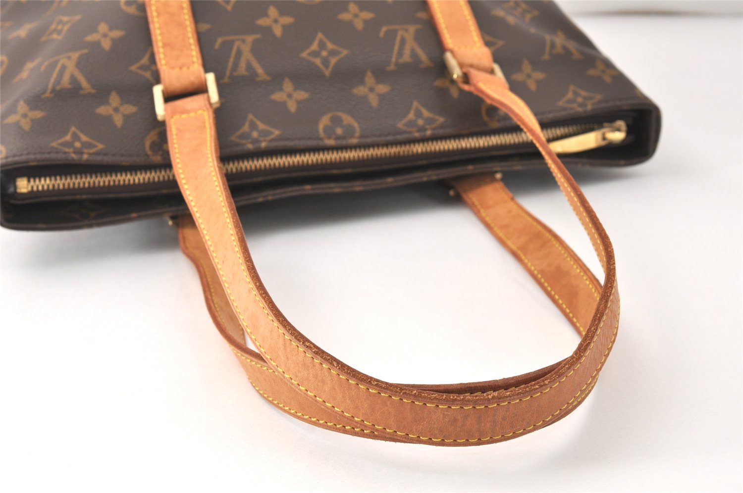 Authentic Louis Vuitton Monogram Cabas Piano Shoulder Tote Bag M51148 LV 4170K