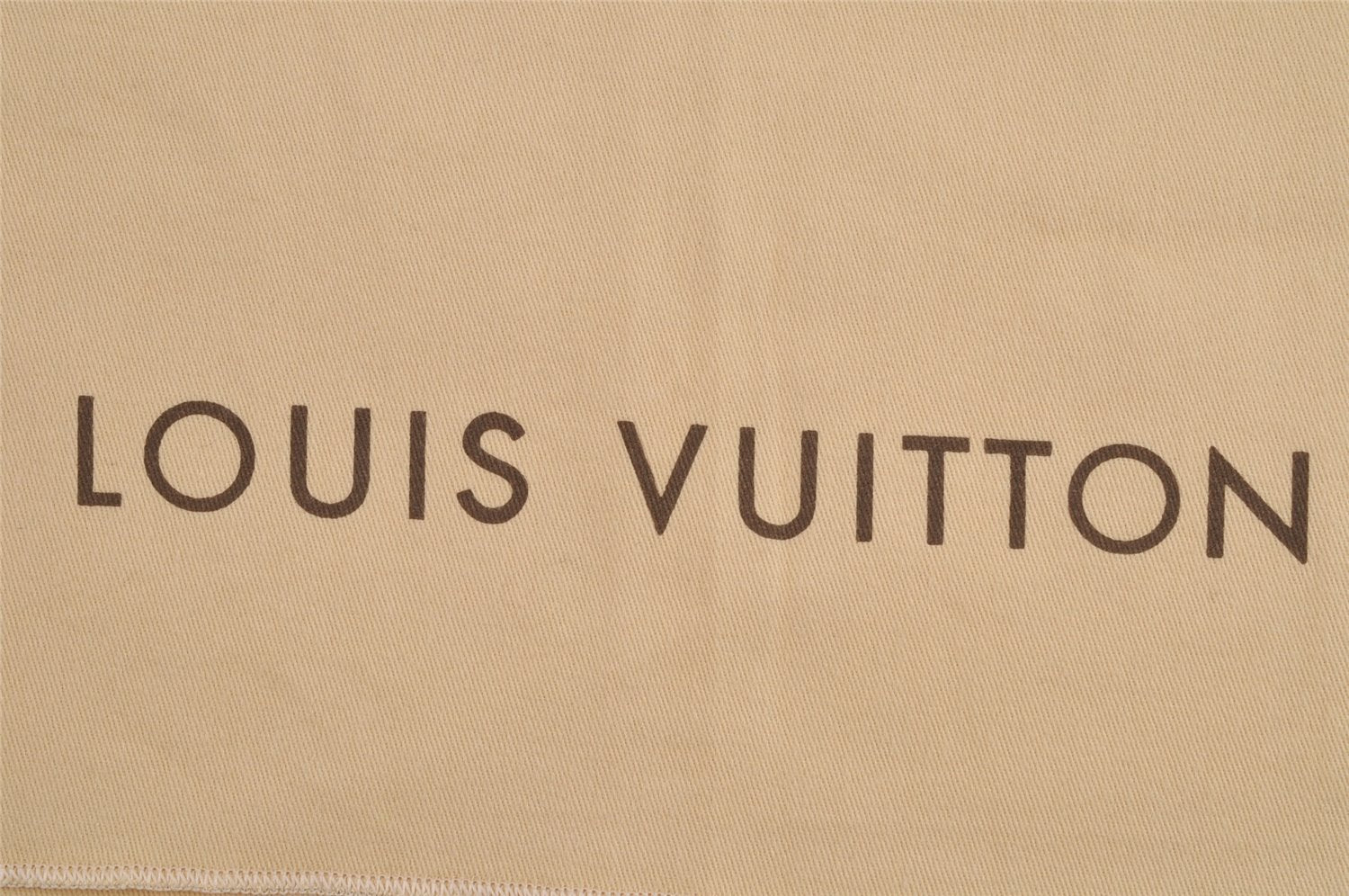 Authentic Louis Vuitton Dust Bag 10 Set Cotton Beige 24.4x21.3x0.4 LV 4171J