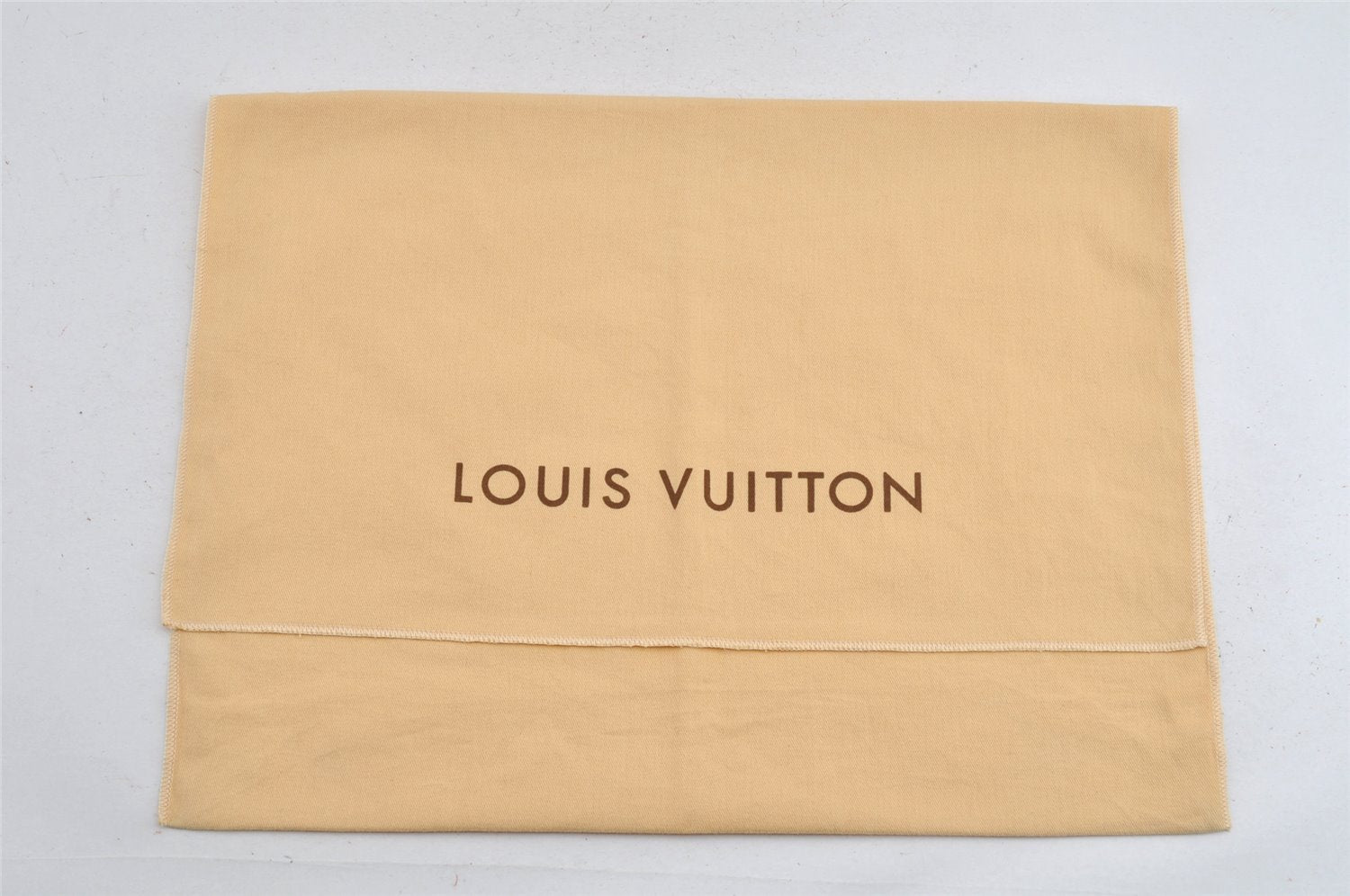 Authentic Louis Vuitton Dust Bag 10 Set Cotton Beige 24.4x21.3x0.4 LV 4171J