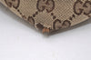 Authentic GUCCI New Britt Shoulder Tote Bag GG Canvas Leather 169946 Brown 4171K