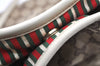 Authentic GUCCI New Britt Shoulder Tote Bag GG Canvas Leather 169946 Brown 4171K