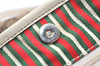 Authentic GUCCI New Britt Shoulder Tote Bag GG Canvas Leather 169946 Brown 4171K