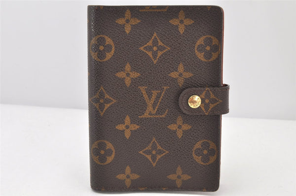 Authentic Louis Vuitton Monogram Agenda PM Notebook Cover R20005 LV 4173K