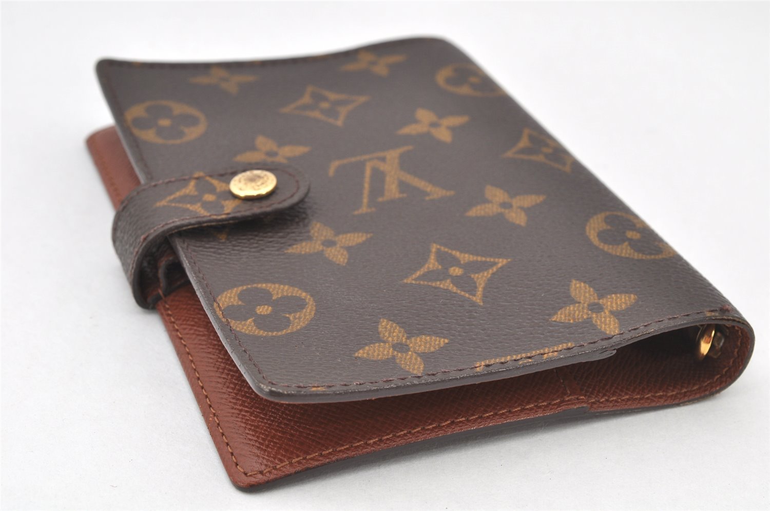 Authentic Louis Vuitton Monogram Agenda PM Notebook Cover R20005 LV 4173K