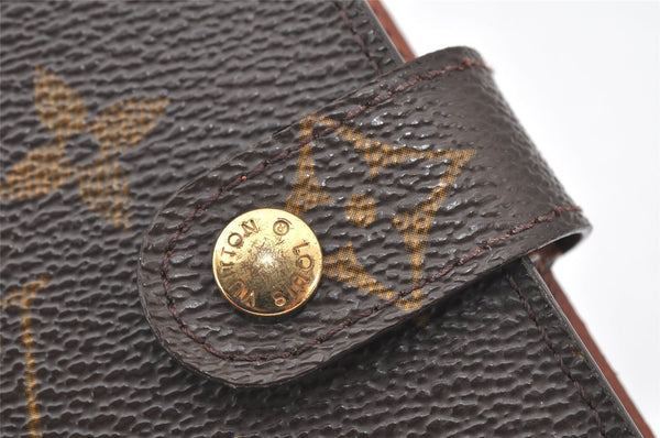 Authentic Louis Vuitton Monogram Agenda PM Notebook Cover R20005 LV 4173K