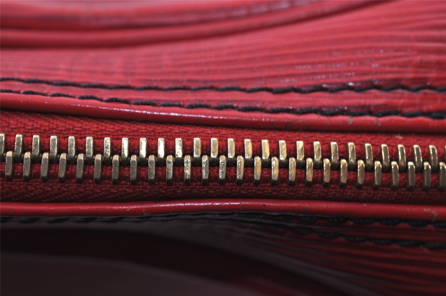 Authentic Louis Vuitton Epi Porte Documents Voyage Briefcase Red M54477 LV 4174I