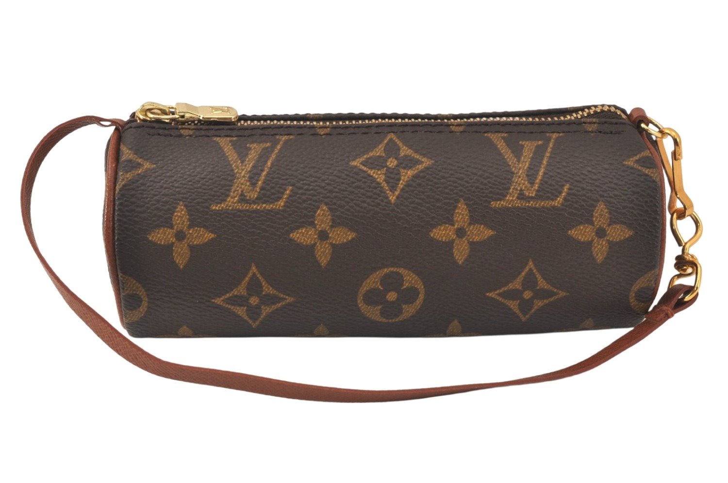 Authentic Louis Vuitton Monogram Papillon Pouch Old Model LV 4174K