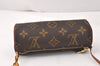Authentic Louis Vuitton Monogram Papillon Pouch Old Model LV 4174K