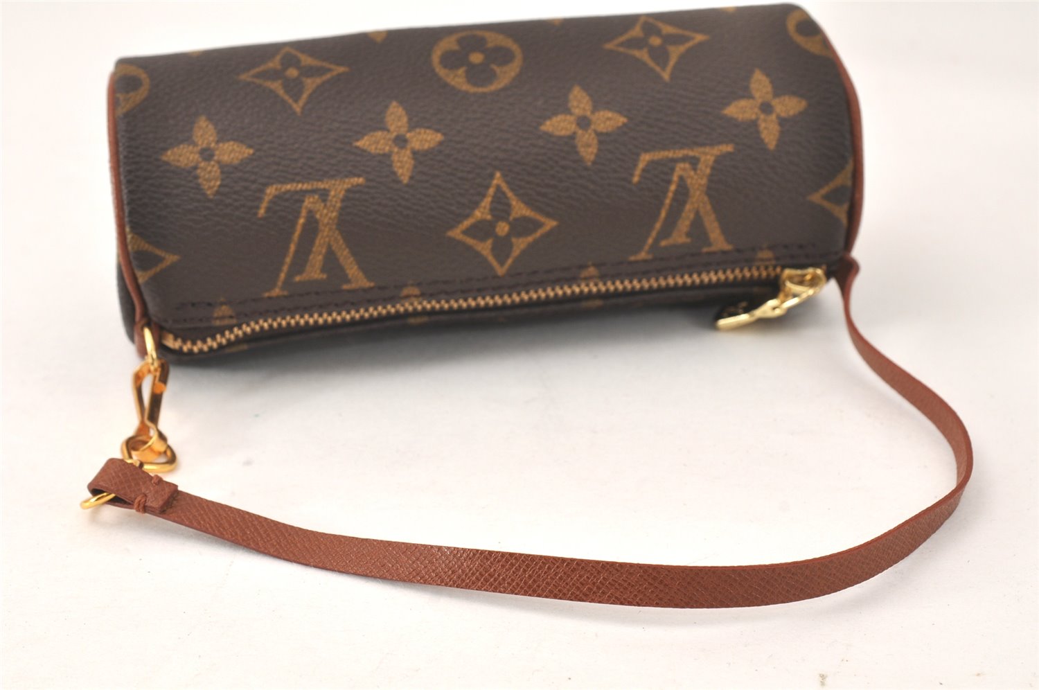 Authentic Louis Vuitton Monogram Papillon Pouch Old Model LV 4174K