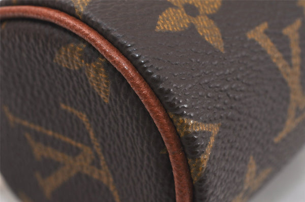 Authentic Louis Vuitton Monogram Papillon Pouch Old Model LV 4174K