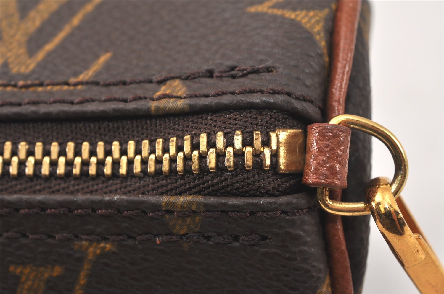 Authentic Louis Vuitton Monogram Papillon Pouch Old Model LV 4174K