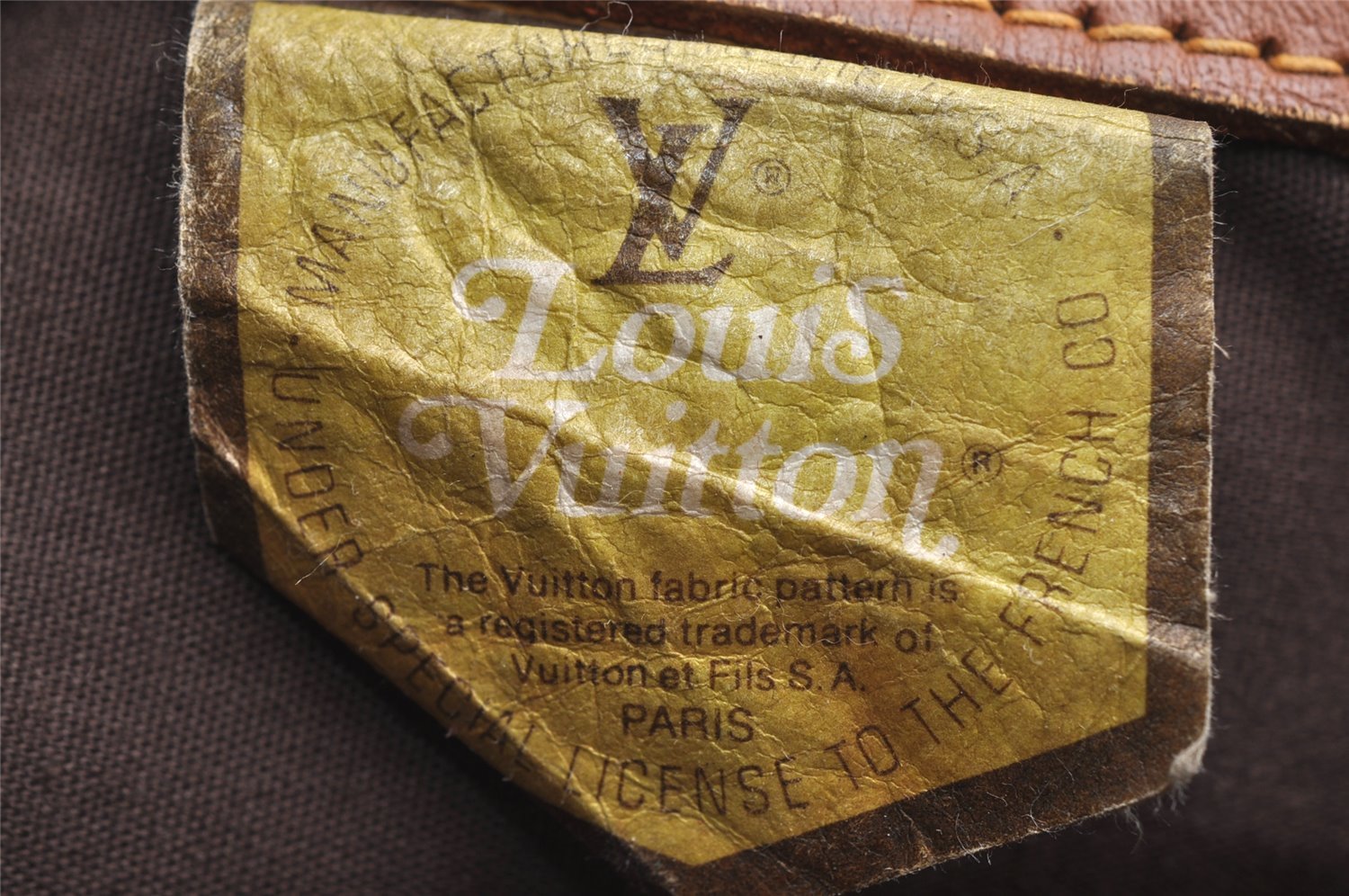 Authentic Louis Vuitton Monogram Bucket PM Shoulder Tote Bag USA Model LV 4176I