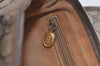 Authentic GUCCI Shoulder Cross Body Bag Purse GG PVC Leather Brown Junk 4176K