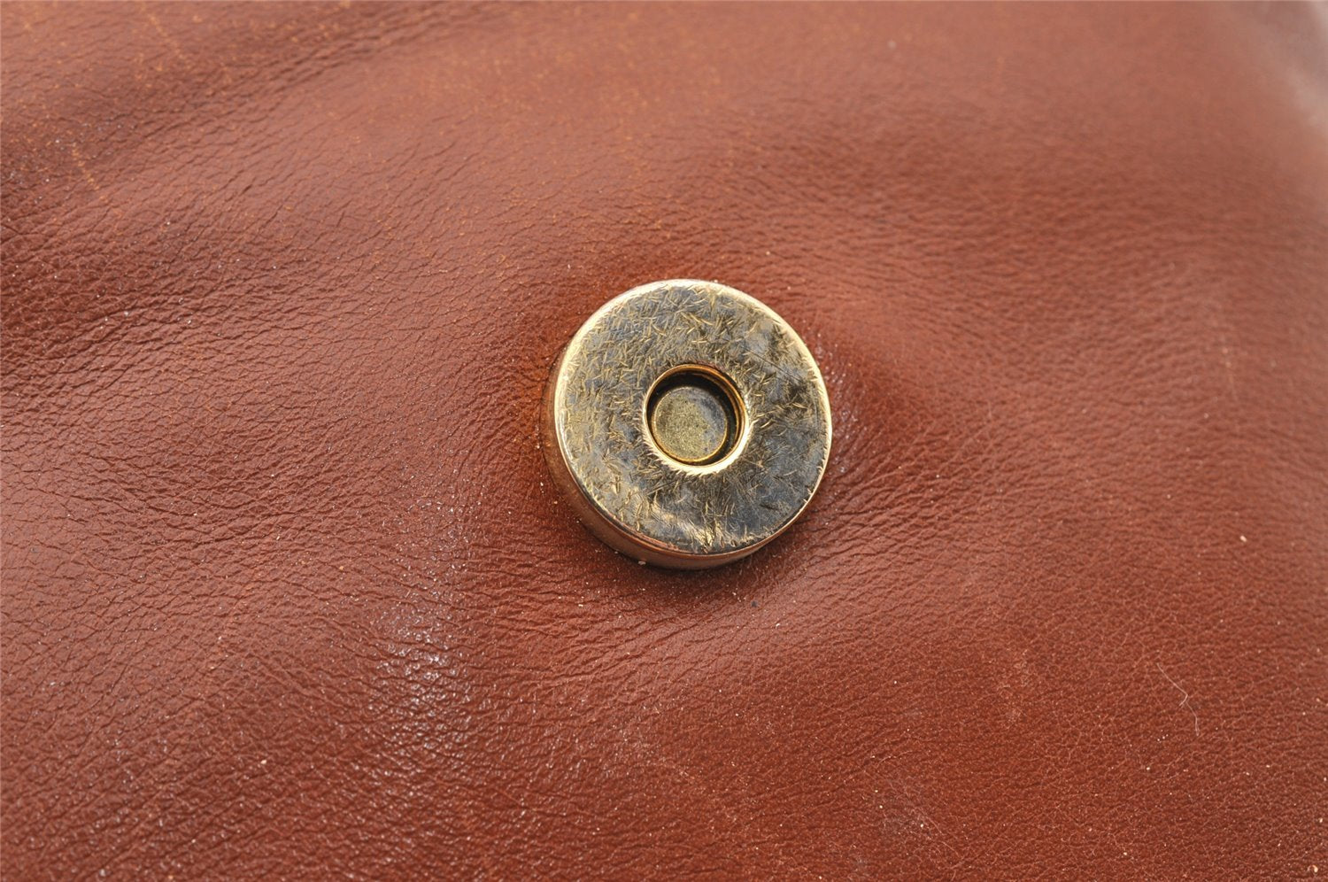 Authentic GUCCI Bamboo Shoulder Cross Body Bag Purse Leather Brown Junk 4177I