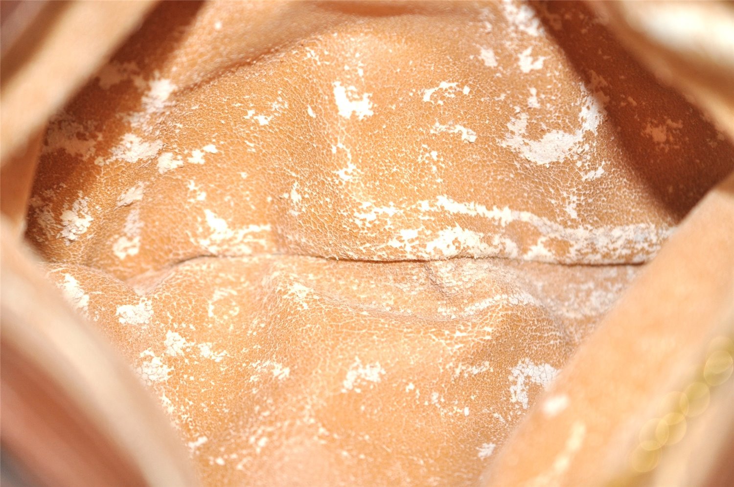 Authentic GUCCI Bamboo Shoulder Cross Body Bag Purse Leather Brown Junk 4177I