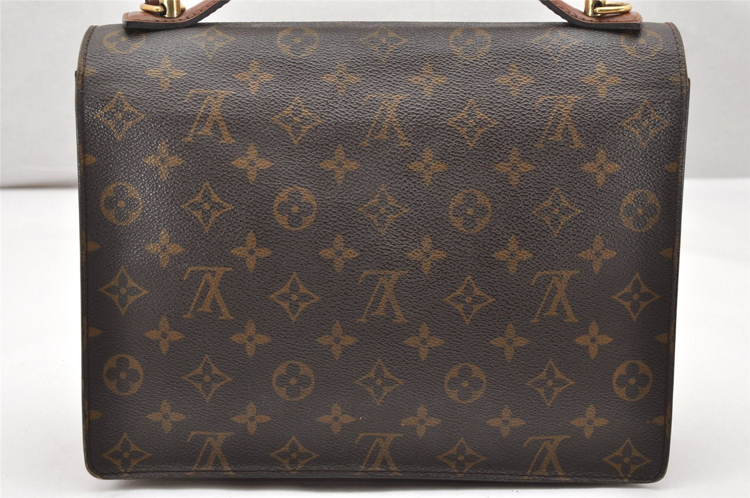 Authentic Louis Vuitton Monogram Monceau 2Way Shoulder Hand Bag M51185 LV 4177K