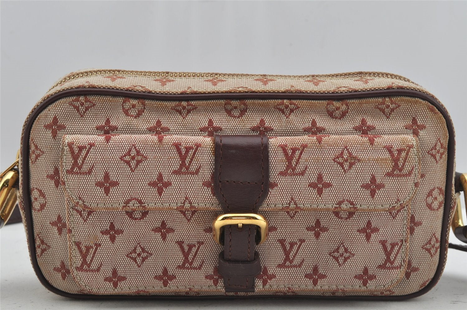 Auth Louis Vuitton Monogram Mini Juliet MM Shoulder Cross Bag M92219 Pink 4178J