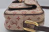 Auth Louis Vuitton Monogram Mini Juliet MM Shoulder Cross Bag M92219 Pink 4178J