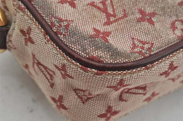 Auth Louis Vuitton Monogram Mini Juliet MM Shoulder Cross Bag M92219 Pink 4178J