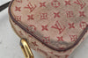 Auth Louis Vuitton Monogram Mini Juliet MM Shoulder Cross Bag M92219 Pink 4178J
