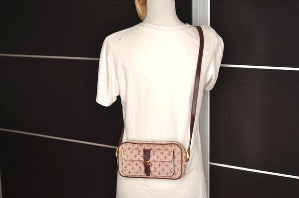 Auth Louis Vuitton Monogram Mini Juliet MM Shoulder Cross Bag M92219 Pink 4178J