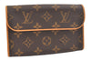 Auth Louis Vuitton Monogram Pochette Florentine Pouch Waist Bag M51855 LV 4178K