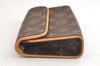 Auth Louis Vuitton Monogram Pochette Florentine Pouch Waist Bag M51855 LV 4178K