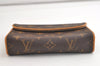 Auth Louis Vuitton Monogram Pochette Florentine Pouch Waist Bag M51855 LV 4178K