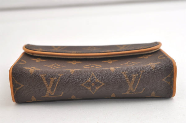Auth Louis Vuitton Monogram Pochette Florentine Pouch Waist Bag M51855 LV 4178K