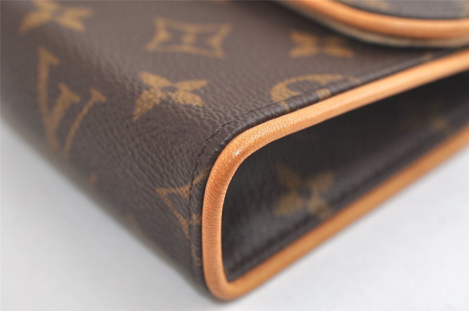 Auth Louis Vuitton Monogram Pochette Florentine Pouch Waist Bag M51855 LV 4178K