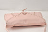 Authentic CELINE Poulbot Shoulder Hand Bag Purse Leather Pink 4179K