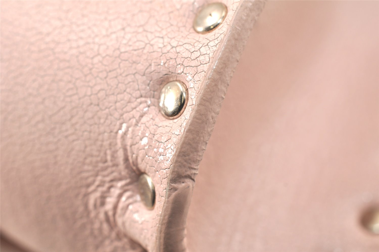Authentic CELINE Poulbot Shoulder Hand Bag Purse Leather Pink 4179K
