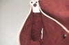 Authentic CELINE Poulbot Shoulder Hand Bag Purse Leather Pink 4179K