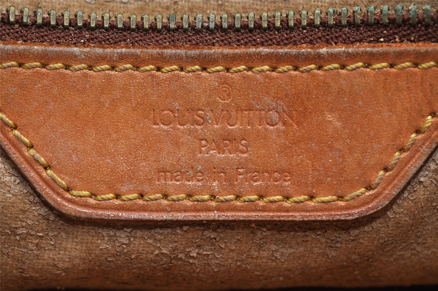 Authentic Louis Vuitton Monogram Bucket PM Shoulder Tote Bag M42238 Junk 4180I