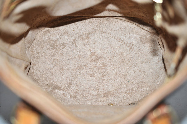 Authentic Louis Vuitton Monogram Bucket PM Shoulder Tote Bag M42238 Junk 4180I