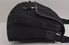 Authentic PRADA Vintage Nylon Tessuto Leather Shoulder Cross Bag Black 4180J