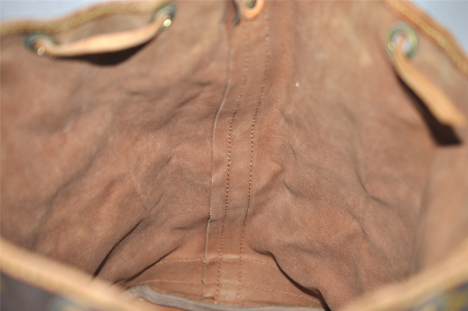 Authentic Louis Vuitton Monogram Noe Shoulder Drawstring Bag Old Model LV 4181I