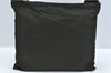 Authentic PRADA Nylon Tessuto Leather Shoulder Cross Bag Purse Green 4181J