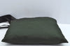 Authentic PRADA Nylon Tessuto Leather Shoulder Cross Bag Purse Green 4181J