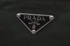 Authentic PRADA Nylon Tessuto Leather Shoulder Cross Bag Purse Green 4181J