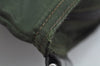 Authentic PRADA Nylon Tessuto Leather Shoulder Cross Bag Purse Green 4181J