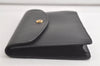 Authentic Louis Vuitton Epi Montaigne 23 Clutch Hand Bag Black M52662 LV 4181K