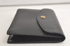 Authentic Louis Vuitton Epi Montaigne 23 Clutch Hand Bag Black M52662 LV 4181K