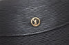 Authentic Louis Vuitton Epi Montaigne 23 Clutch Hand Bag Black M52662 LV 4181K