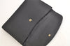 Authentic Louis Vuitton Epi Montaigne 23 Clutch Hand Bag Black M52662 LV 4181K